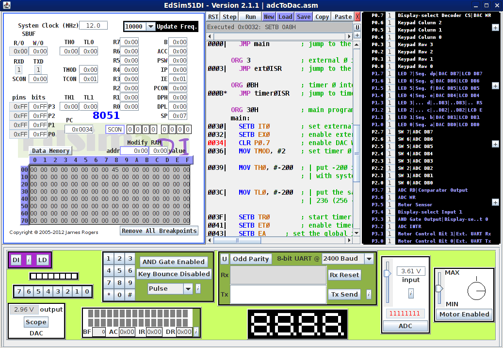 8051 Simulator 8051 Compiler 8051 Flash Jdxd Quodifu
